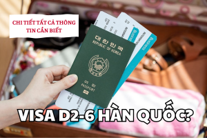 ĐIỀU KIỆN, THỦ TỤC, CHI PHÍ VISA D2-6 DU HỌC HÀN QUỐC